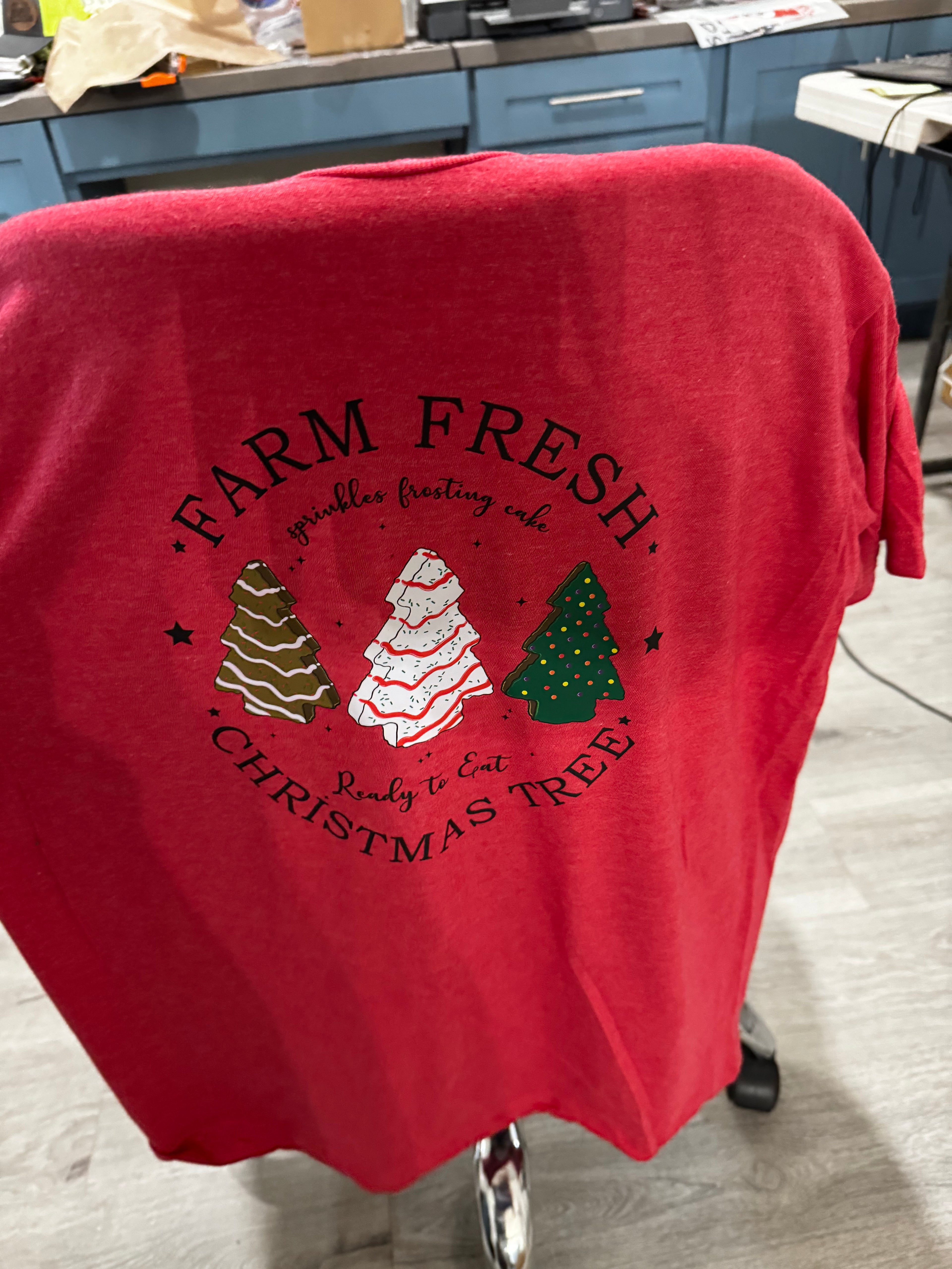 Little Debbie Christmas tree shirt