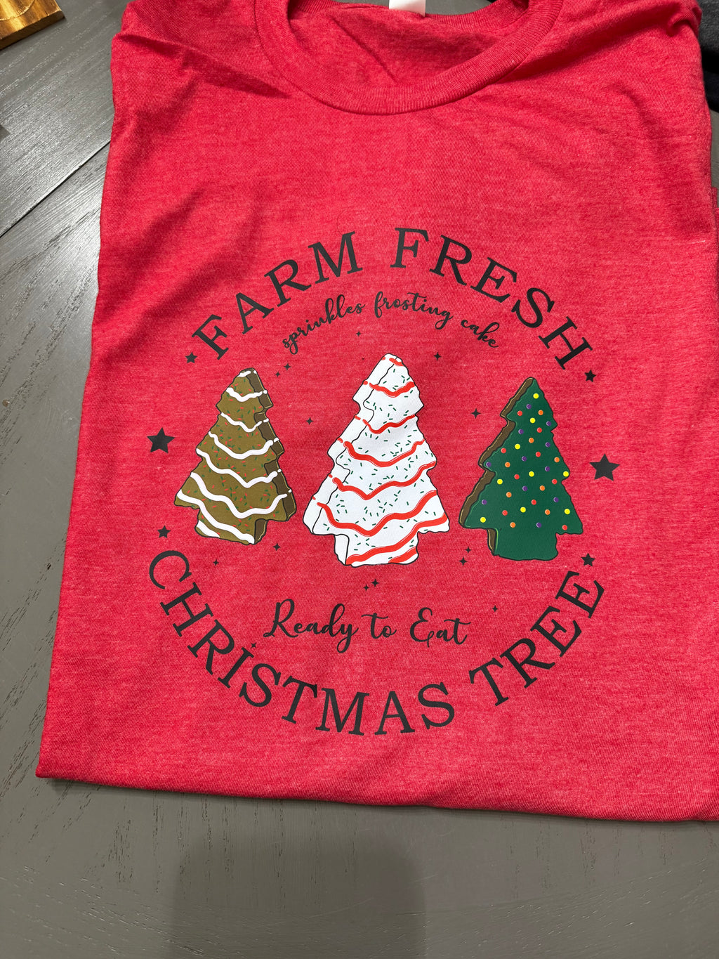 Little Debbie Christmas tree shirt